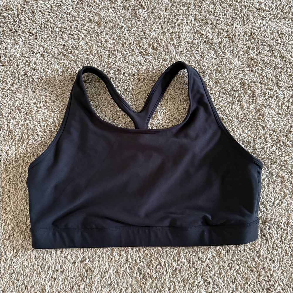 Old Navy Black Racerback Sports Bra